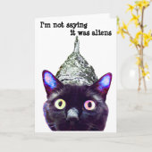 "Ich bin nicht Sprichwort, das es ist Karte (Gelbe Blume)