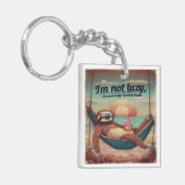 Ich bin nicht starrköpfig, ich bin im Rett-Mode-Gr Schlüsselanhänger (Vorderseite links)