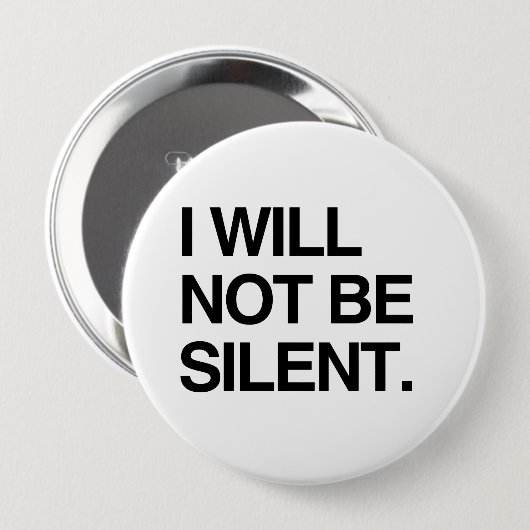 ICH BIN NICHT STILL BUTTON (Vorne & Hinten)