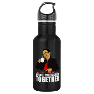 Ich bin nicht süchtig nach Kaffee Edelstahlflasche