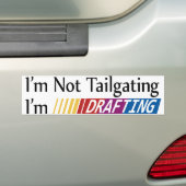 Ich bin nicht Tailgating, Im zeichnend Autoaufkleber (Auf Auto)