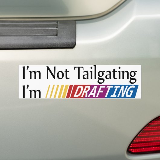 Ich bin nicht Tailgating, Im zeichnend Autoaufkleber (Auf Auto)