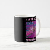 ICH BIN NICHT TRAINSPHOBIC KAFFEETASSE (VorderseiteRechts)