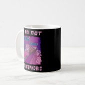ICH BIN NICHT TRAINSPHOBIC KAFFEETASSE (Vorderseite Links)