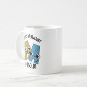 Ich bin nicht übergewichtig, ich bin kühne lustige kaffeetasse (Vorderseite Links)