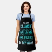 Ich bin nicht ungeschickt, es ist nur der Boden ha Schürze (Getragen)