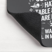 Ich bin nicht ungeschickt Lustiger Retro-Spruch Zi Mousepad (Ecke)