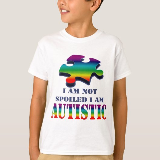 Ich bin nicht verdorben ich bin autistisch T-Shirt (Vorderseite)