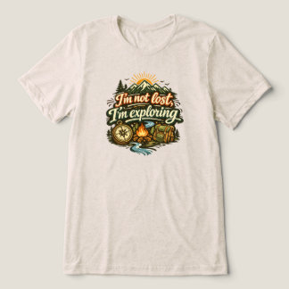 Ich bin nicht verloren, ich erkunde t-shirt Tri-Blend shirt