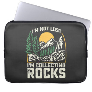 Ich bin nicht verloren, ich sammle Steine Laptopschutzhülle