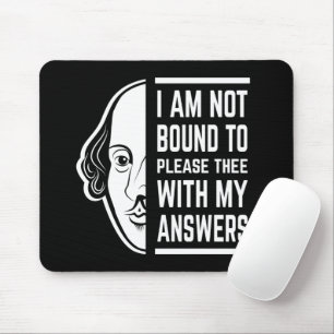 Ich bin nicht verpflichtet, dir zu gefallen mousepad