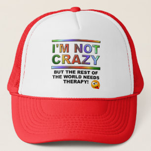 Ich bin nicht verrückt, aber lustig Ball Cap Truck Truckerkappe