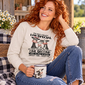 Ich bin nicht verrückt, ich bin etwas Besonderes L Tri-Blend Shirt