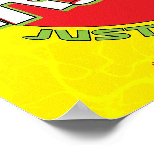 Ich bin nicht verrückt, Lacrosse Goalie Poster (Ecke)