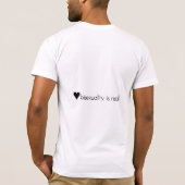 Ich bin nicht verwirrtes farbiges Bi-Stolz-Shirt T-Shirt (Rückseite)