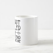 Ich bin nicht verwöhnt mein Freund nur Lieben mich Kaffeetasse (Mittel)