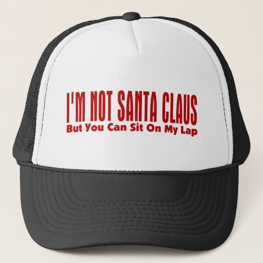 Ich bin nicht Weihnachtsmann Truckerkappe (Vorderseite)