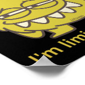 ICH BIN NICHT WEIRD, ICH BIN BEGRENZT EDITION lust Poster (Ecke)