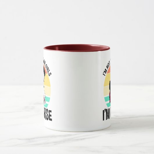 Ich bin nicht wie andere Mädchen - ich bin schlimm Tasse (Zentrum)