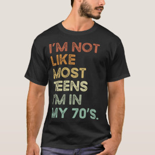Ich bin nicht wie die meisten Teens, die ich in me T-Shirt