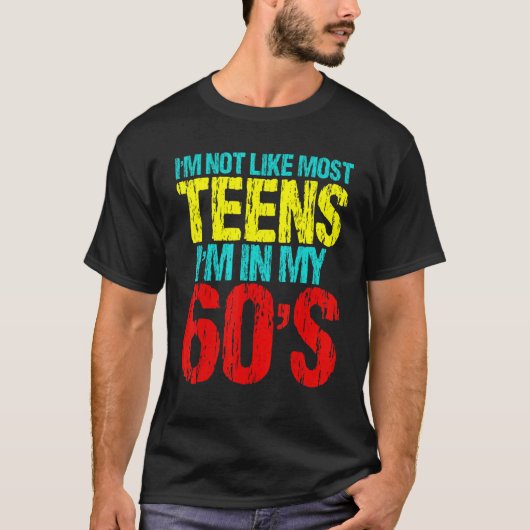 Ich bin nicht wie die meisten Teens, die ich in me T-Shirt (Vorderseite)