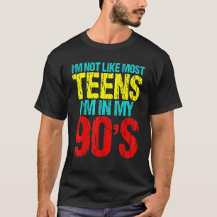Ich bin nicht wie die meisten Teens, die ich in me T-Shirt