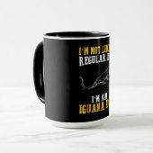 Ich bin nicht wie ein normaler Vater Tasse (Vorderseite Links)