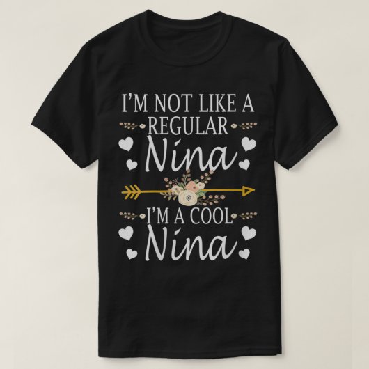 Ich bin nicht wie eine normale Nina, ich bin eine  T-Shirt (Design vorne)