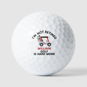 Ich bin nicht wieder müde Golf ist harte Arbeit lu Golfball