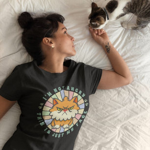 Ich bin nicht wütend, das ist nur mein Gesicht F T-Shirt
