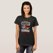 Ich bin nicht wütend, dass ich ein deutscher Ameri T-Shirt (Vorne ganz)