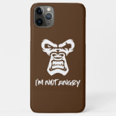 Ich bin nicht wütend, der Affe Case-Mate iPhone Hülle (Rückseite)