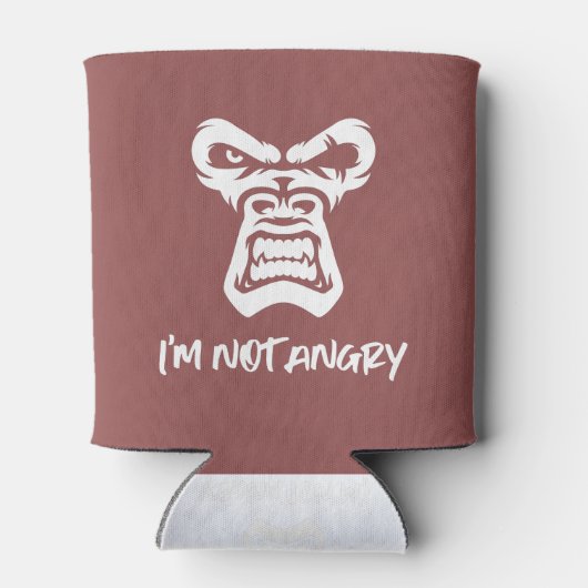 Ich bin nicht wütend, der Affe Dosenkühler (Rückseite)