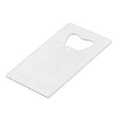 Ich bin nicht wütend, der Affe Geldbeutel Flaschenöffner (Rückseite Schrägansicht)