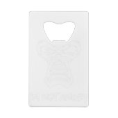 Ich bin nicht wütend, der Affe Geldbeutel Flaschenöffner (Rückseite)