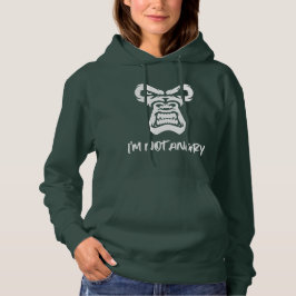 Ich bin nicht wütend, der Affe Hoodie