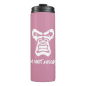 Ich bin nicht wütend, der Affe Thermosbecher (Vorderseite)