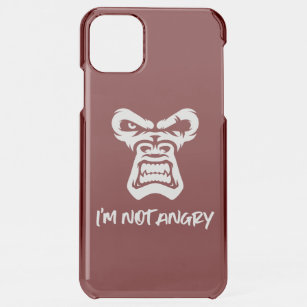 Ich bin nicht wütend, der Affe iPhone 11 Pro Max Hülle