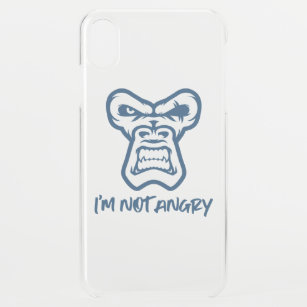 Ich bin nicht wütend, der Affe iPhone XS Max Hülle
