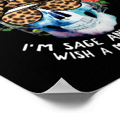 Ich bin nicht zuckerhaltig und alles, was ich schö poster (Ecke)