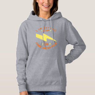 Ich bin nicht zufällig, ich bin auf dem Power Rett Hoodie