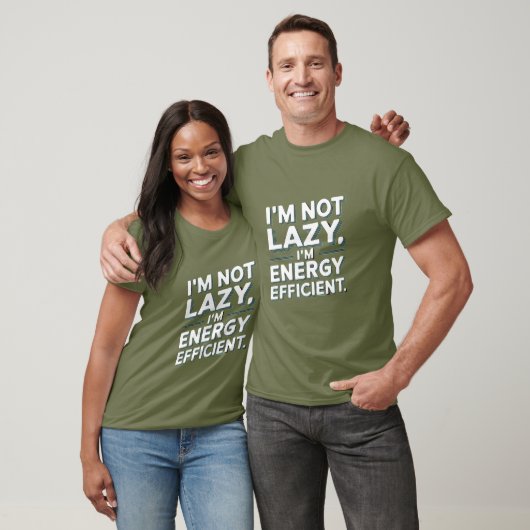 Ich bin nicht zufällig, ich bin energieeffizient - T-Shirt (Unisex)