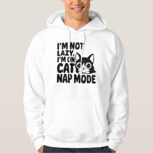 Ich bin nicht zufällig, ich bin im Cat-Nickerchen- Hoodie
