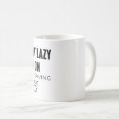 Ich bin nicht zufällig im Rett-Modus - sarkastisch Kaffeetasse (VorderseiteRechts)