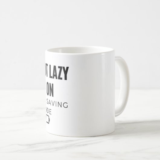 Ich bin nicht zufällig im Rett-Modus - sarkastisch Kaffeetasse (VorderseiteRechts)