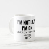 Ich bin nicht zufällig im Rett-Modus - sarkastisch Kaffeetasse (Vorderseite Links)