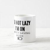 Ich bin nicht zufällig im Rett-Modus - sarkastisch Kaffeetasse (Mittel)