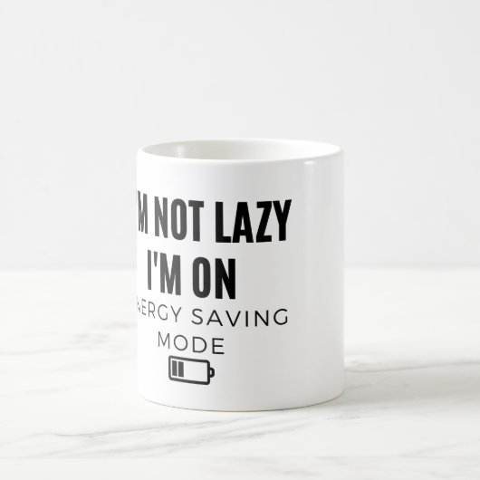 Ich bin nicht zufällig im Rett-Modus - sarkastisch Kaffeetasse (Mittel)