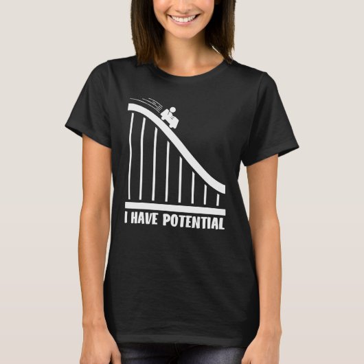 Ich bin nicht zufällig überfüllt mit potenzieller T-Shirt (Vorderseite)