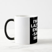 "Ich bin nicht zuhause, ich bin im Energie-Rett-Mo Verwandlungstasse (Links)